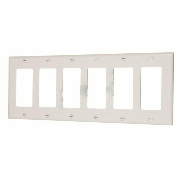 American Imaginations Rectangle Beige Electrical Switch Plate Plastic AI-37096